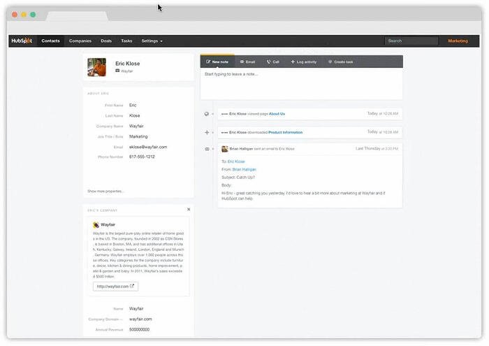 HubSpot Sidekick