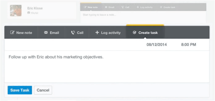 HubSpot contact follow up