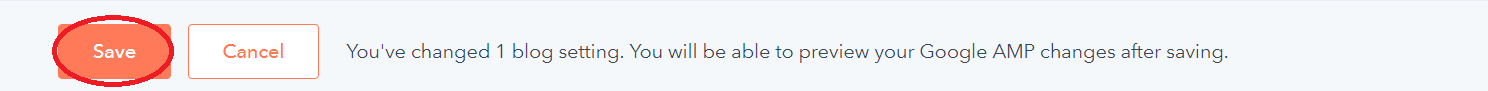 Enable HubSpot AMP - Step 5